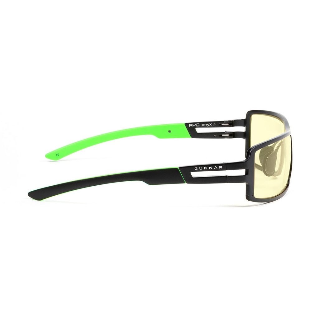 Gafas GUNNAR Edicion RAZER RPG ONYX/A, tinte Ambar, frame de aluminio, Ati reflejante, Ultra livianos - RZR-30001