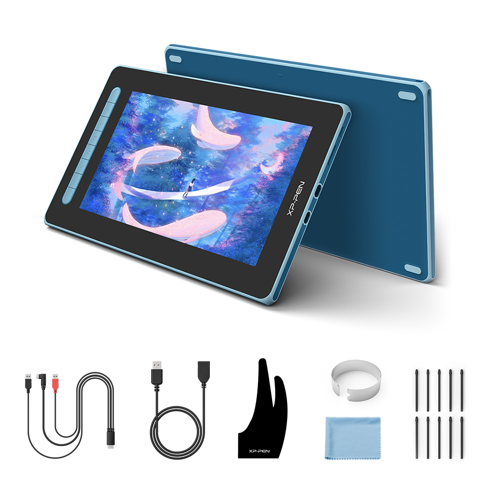 Tableta Dibujo XP PEN Artist 12 2DA GEN Pantalla Full HD M-A Azul