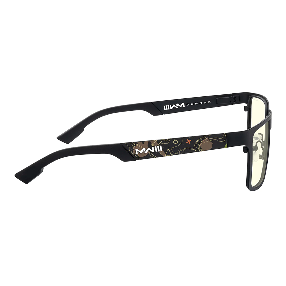 Gafas GUNNAR CALL OF DUTY UAV EDITION/A, Amber, Modern Warfare II, G-Shield™ lens coating: anti-reflective, smudge resistant, Official COD, 100% UV -UAV-01901