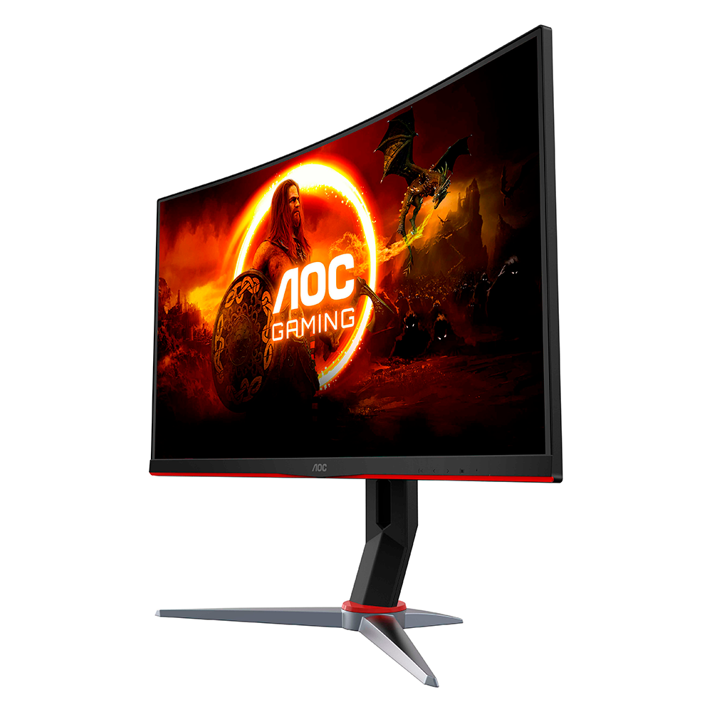 Monitor Gaming AOC 23.6&quot; Curvo, Full HD, 165Hz - DP - HDMI, C24G2