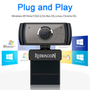 Camara Web Redragon GW900-1 Apex 1080p