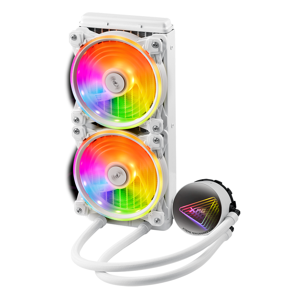 INFRIAMIENTO LIQUIDO XPG Levante X 240 All-in-One ARGB CPU Liquid Cooler - 2000 RPM LEVANTEX240-WHCWW