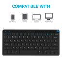 Teclado Inalámbrio JLAB GO Bluetooth y USB - KGOKEYBRBLK4