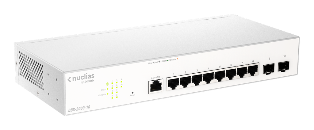 Switch D-LINK de 24 puertos 10/100/1000 Mbps + 4 puertos C - DBS-2000-28