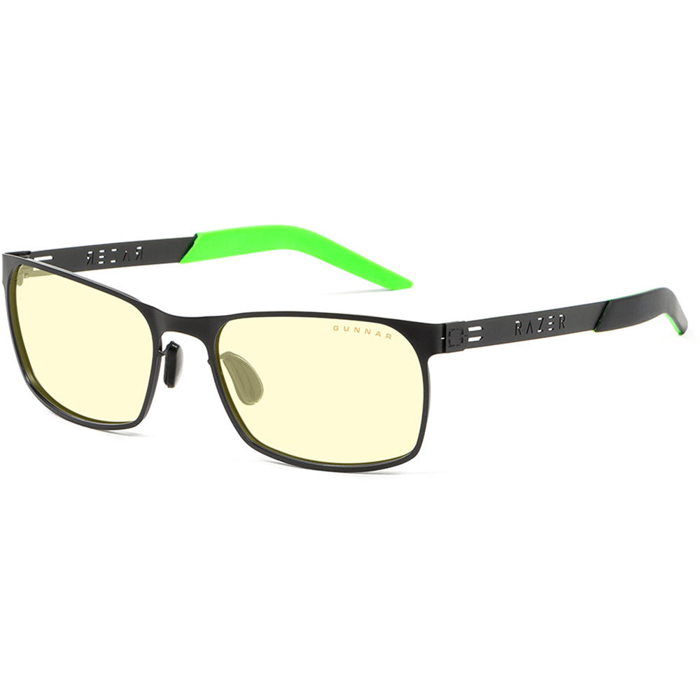 Gafas Gunnar Razer™ FPS Gaming, Blue-Light Block, Onyx Frame, Tinte Ámbar - RZR-30006