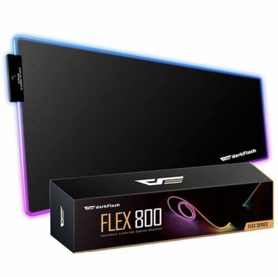 Mouse Pad Gaming DarkFlash Flex 800, RGB, 800x300x4mm FLEX800