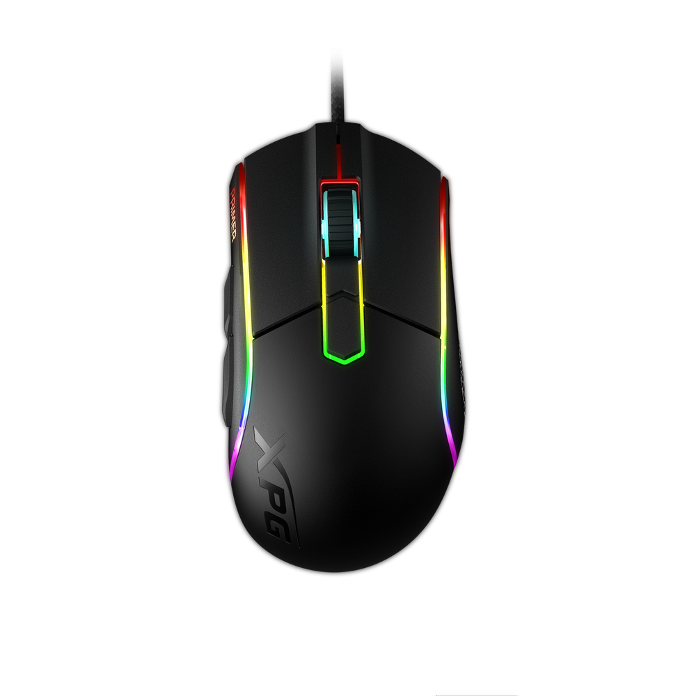 Mouse Gaming XPG PRIMER RGB, 12000DPI Switch mecánicos PRIMER-BKCWW