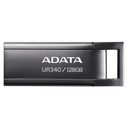 Memoria USB Adata UR340  128GB, USB 3.2, Lectura 100 MB/s, Negro AROY-UR340-128GBK