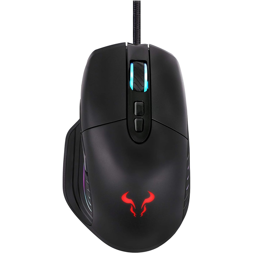 Mouse Gaming Riotoro NADIX RGB, 10,000 DPI, Optico USB