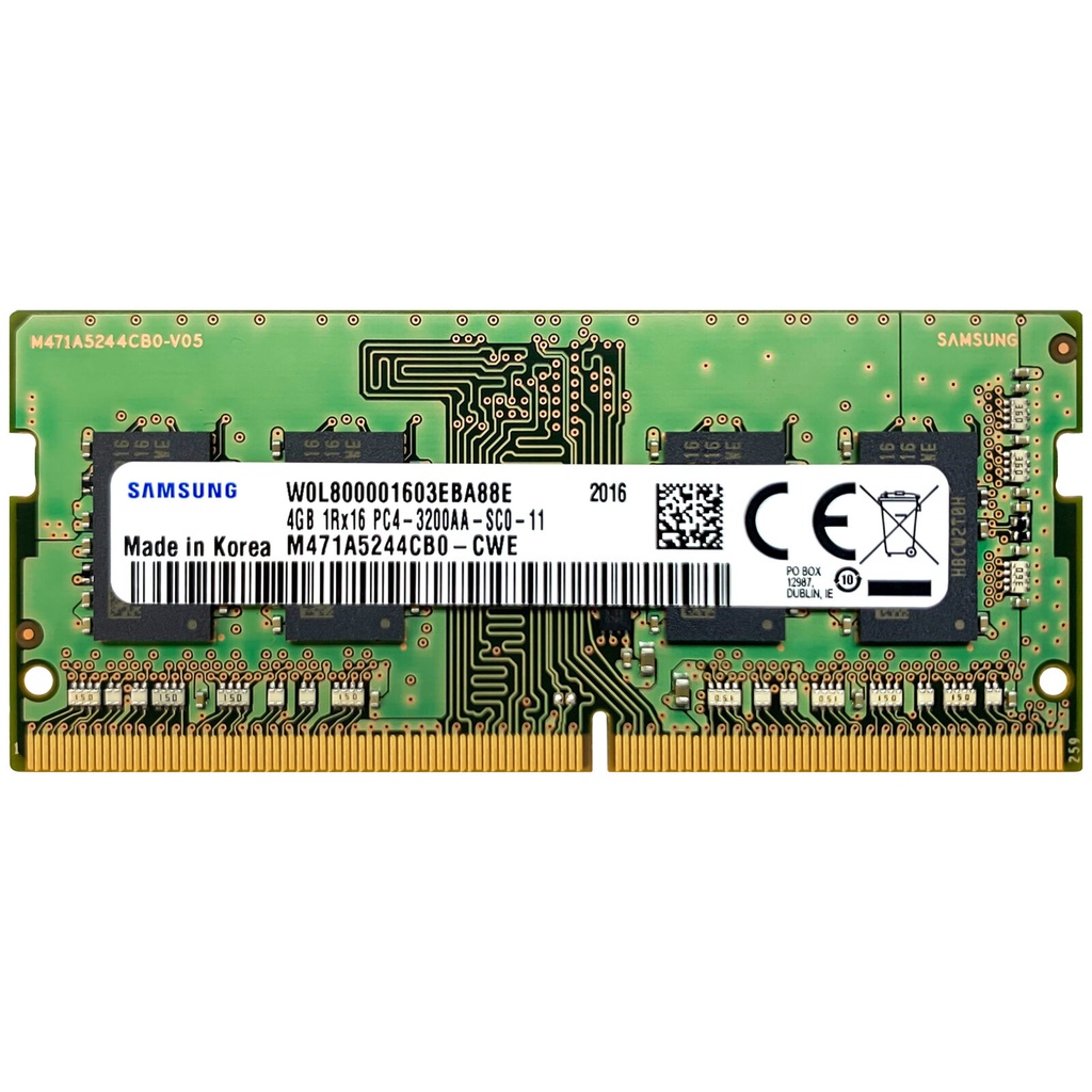 Memoria RAM Samsung DDR4 SODIMM de 4 GB 3200 MHz M471A5244CB0-CWE - OEM