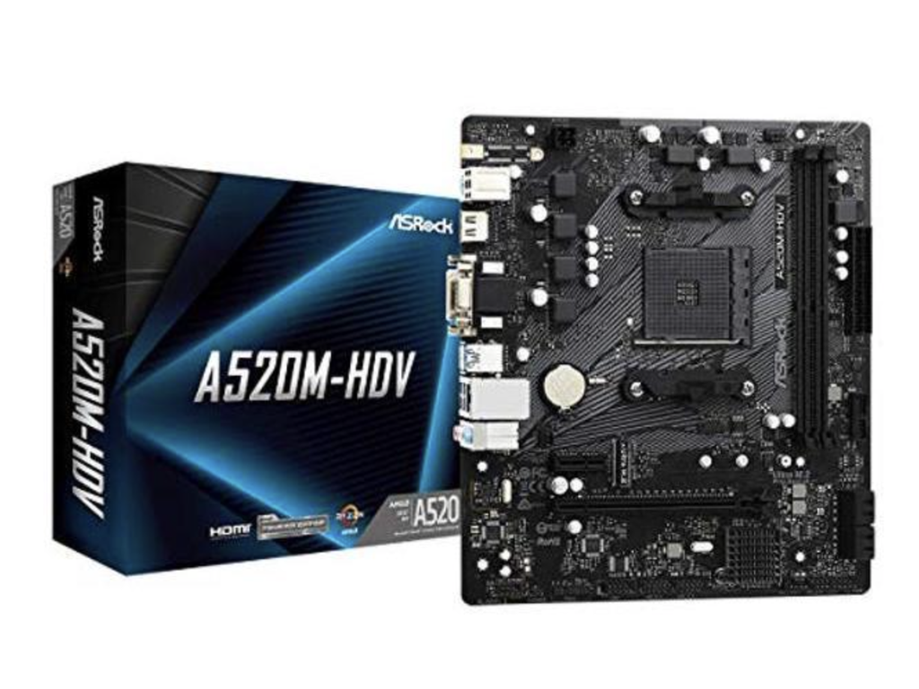 Motherboard ASRock A520M-HDV AMD AM4 90-MXBE50-A0UAYZ