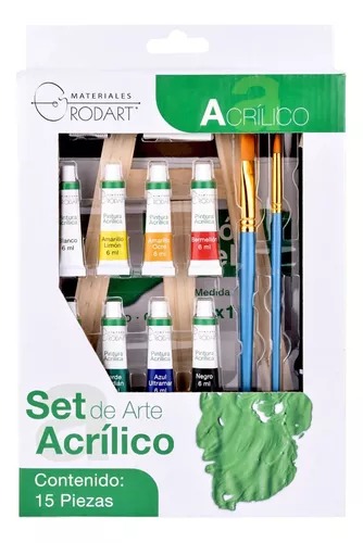 Juego Basico Pintura Acrilica Rodart