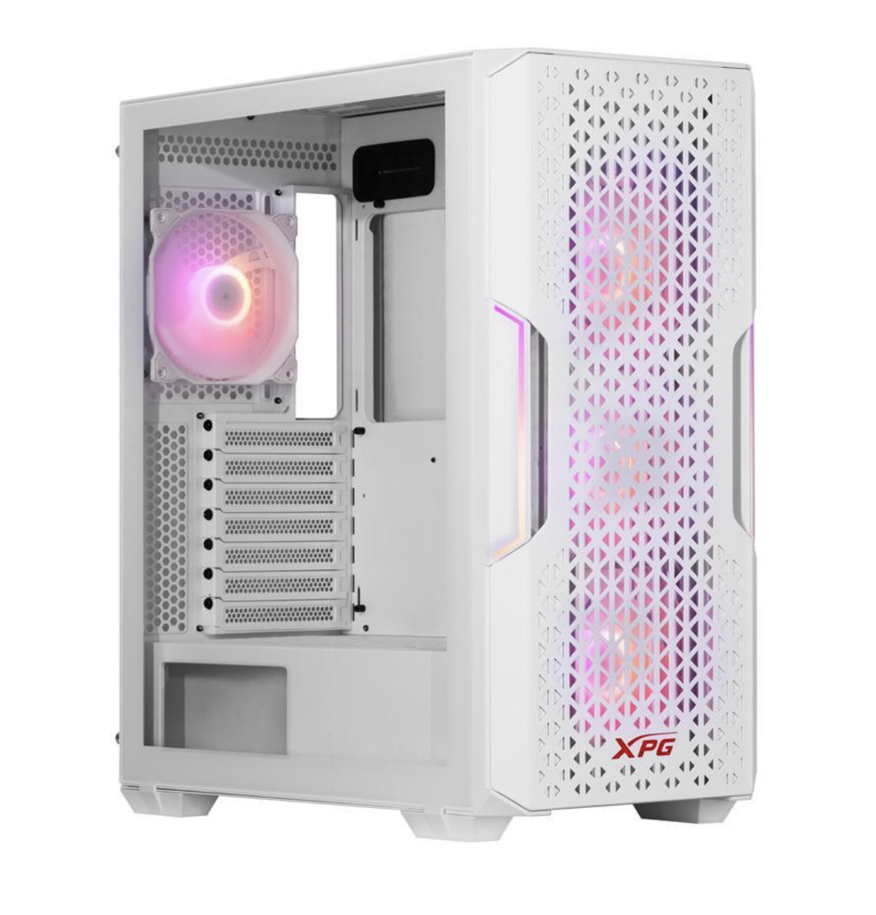 CASE Gaming XPG STARKER AIR  C Mid-Tower ATX Mesh, ARGB Light, White (STARKERAIRC4VAWG-WHCTW)