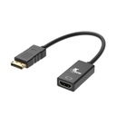 ADAPTADOR XTECH, DISPLAYPORT MACHO A HDMI HEMBRA HDMI, RESOLUCION 4K x 2K, LOG 20 CM, XTC-378