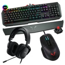 3 Pack Gaming, Teclado Mecánico Riotoro Ghostwriter Elite + Headset XPG Precog  S + Mouse Nadix RGB