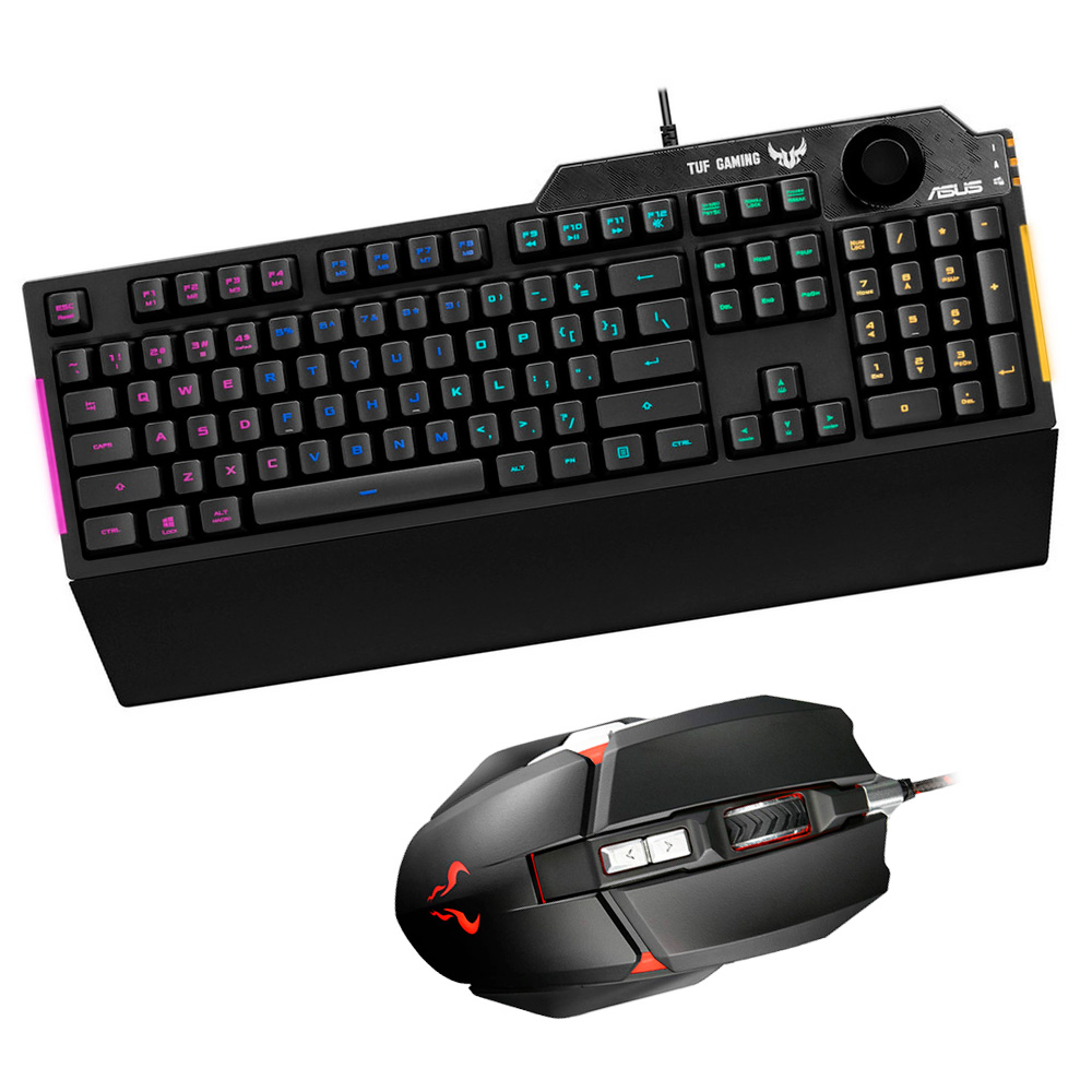 Bundle Teclado ASUS RA04 TUF Gaming K1 + Mouse Gaming Riotoro AUROX