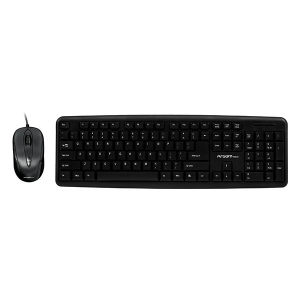 Combo Argom Teclado y Mouse USB Español ARG-KB-7418