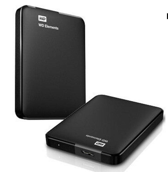 Disco Duro Externo Wester Digital 1TB USB 3.0  WDBUZG0010BBK-WESN