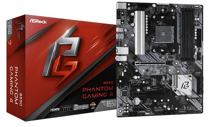 Motherboard ASROCK ATX B550 PHANTOM GAMING4 AMD Ryzen M.2 PCIe GEN AM4