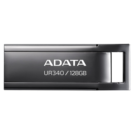 [12576] Memoria USB Adata UR340  128GB, USB 3.2, Lectura 100 MB/s, Negro AROY-UR340-128GBK