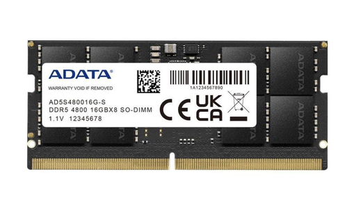 [12953] Memoria Ram SODIMM ADATA Premier 16GB DDR5 4800MT/s CL40 PC5-38400  AD5S480016G-S