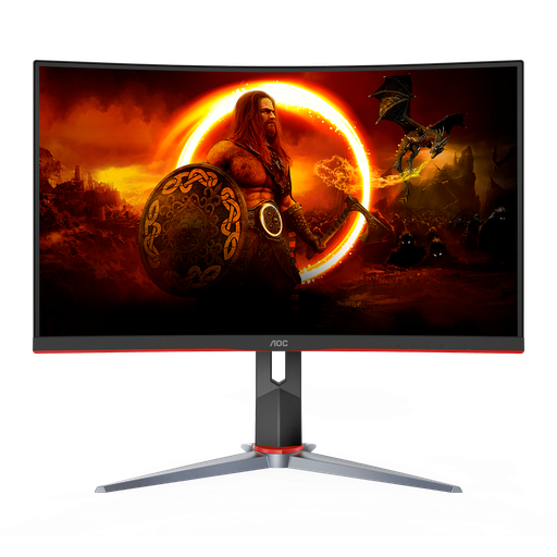 [12974] Monitor Gaming AOC 23.6&quot; Curvo, Full HD, 165Hz - DP - HDMI, C24G2