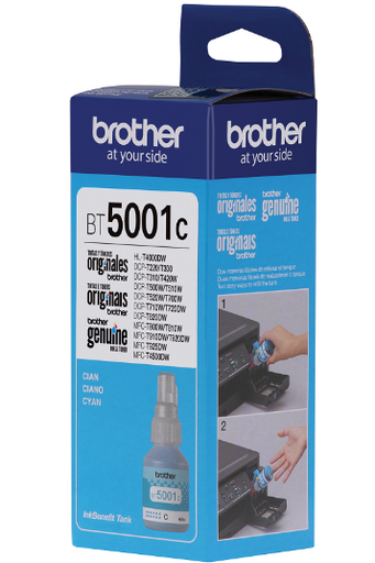 [13131] BOTELLA DE TINTA BROTHER BT5001C CIAN