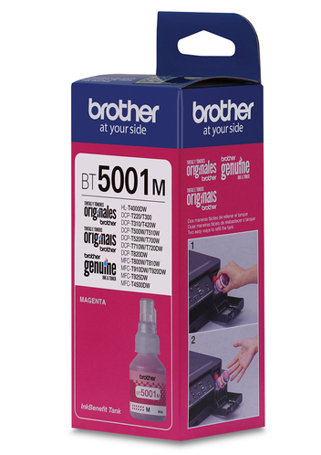 [13132] BOTELLA DE TINTA BROTHER BT5001M MAGENTA