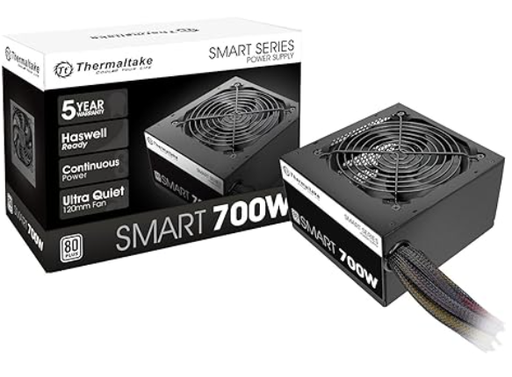 [13193] FUENTE DE PODER THERMALTAKE SMART 700W  80 PLUS Standard Certified PS-SPD-0700NPCWUS-W