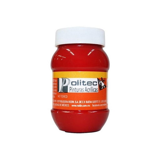 [14987] Bote Pintura Acrilaca L-3000 Carmin 100ml #319 - Politec