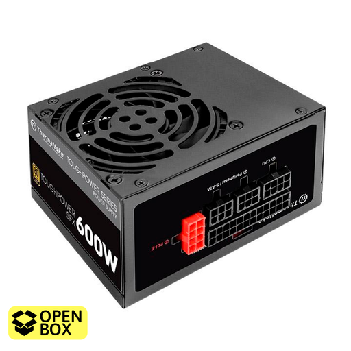 [15697] FUENTE THERMALTAKE TOUGHPOWER SFX 600W ORO FULL MODULAR (No compatible case ATX) OPEN BOX