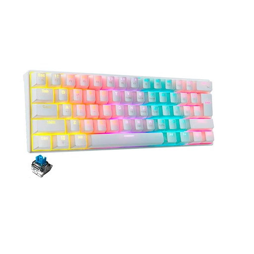 [15708] Teclado Mecanico Adata XPG Summoner Mini 60% Outemu Blue, USB, ESP RGB Fixed SUMMONERMINI61BL-WHCES WHITE