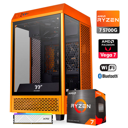 [15877] Pc Mini ZEN - JAKE  Ryzen 7 5700G, Vega 7, DDR4 16GB, M.2 512GB, 600W 80+ Gold