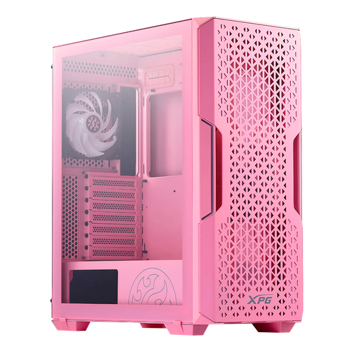 [15963] CASE GAMING  XPG STARKER AIR RGB | ROSA | ATX | 2 Ventiladores | Cristal Templado - STARKERAIR-PKCUS