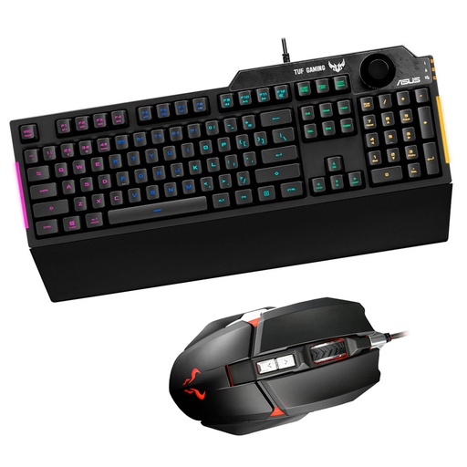 [16115] Bundle Teclado ASUS RA04 TUF Gaming K1 + Mouse Gaming Riotoro AUROX