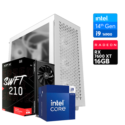 [16120] PC V350 PRO Intel i9 14900, RX 7600 XT 16GB, DDR4 16GB, M.2 2000GB, 850W 80+ Platinum