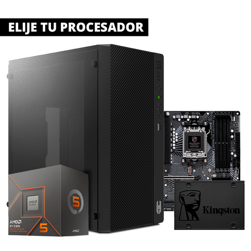 [16155] Pc Ryzen Serie 8000, 16GB DDR5, SSD 480GB, 500W