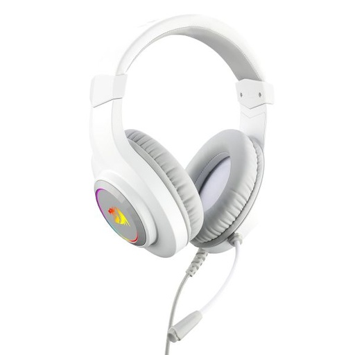 [16192] Headset Gaming REDRAGON HYLAS 3.5MM Blanco - H260W-RGB