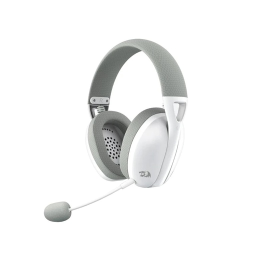 [16203] Heaset Gaming Inalambrico REDRAGON  IRE PRO, 7.1 Blanco-Gris H848G