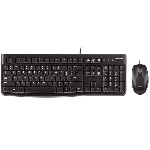 [6807] Combo de Teclado y Mouse MK120 Logitech USB, 920-004428