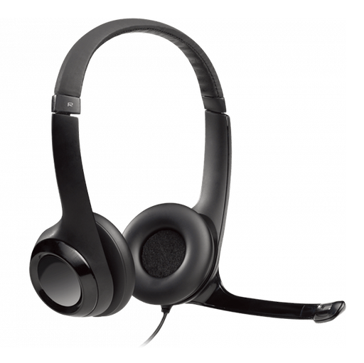 [3013] Headset Logitech H390 USB, Negro, Cancelación de Ruido, 981-000014