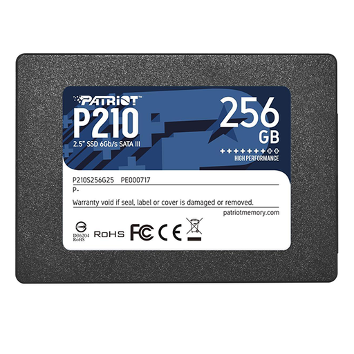 [09956] SSD PATRIOT SSD P210 256GB SATA 3 2.5 SSD P210S256G25