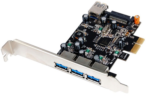 [10232] Tarjeta PCI Express USB 3.0 - 4 PUERTOS , Sin Empaque